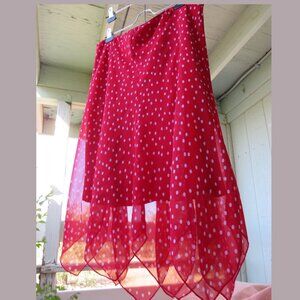 Vintage polka dot skirt